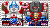 Transformers Skyfire x Starscream stamp